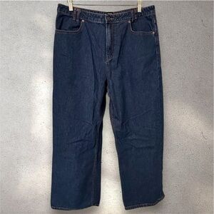 BDG Urban Outfitters Y2K Style High Rise Baggy Wide Leg Jeans Sz 33 100% Cotton